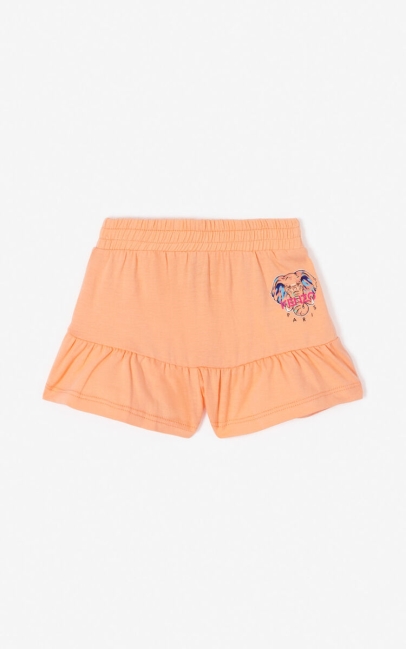 Kenzo Kids Disco Jungle' Frilly Shorts Peach